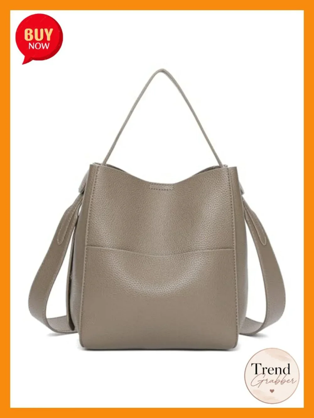 Vegan Leather Hobo Bag Crossbody Purse with Shoulder Strap for Work